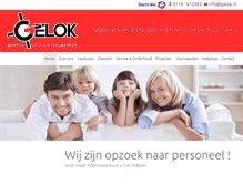 Tablet Screenshot of gelok.nl